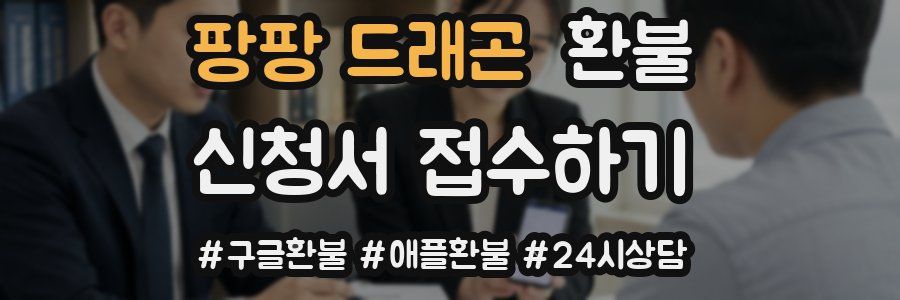 팡팡 드래곤 환불
