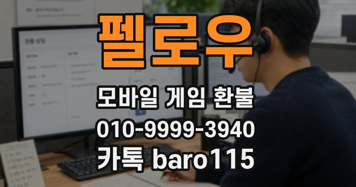 펠로우 환불