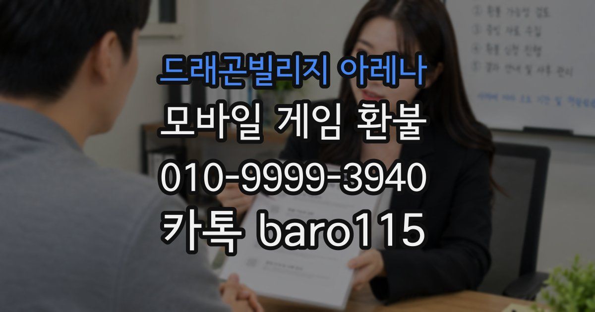드래곤빌리지 아레나 환불