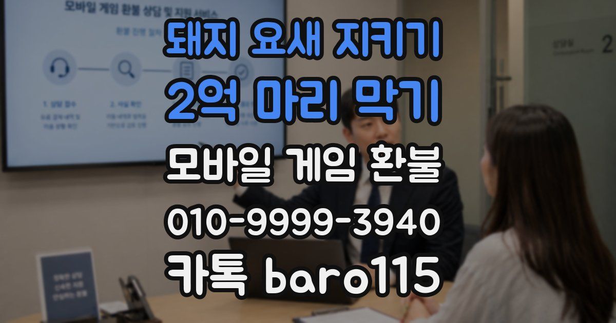 돼지 요새 지키기: 2억 마리 막기 환불