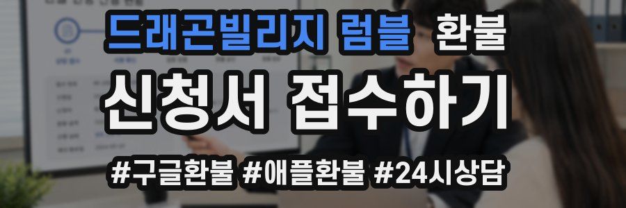 드래곤빌리지 럼블 환불