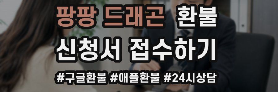 팡팡 드래곤 환불