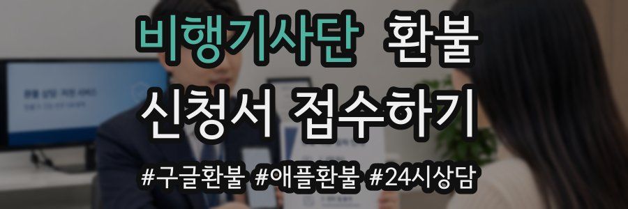 비행기사단 환불