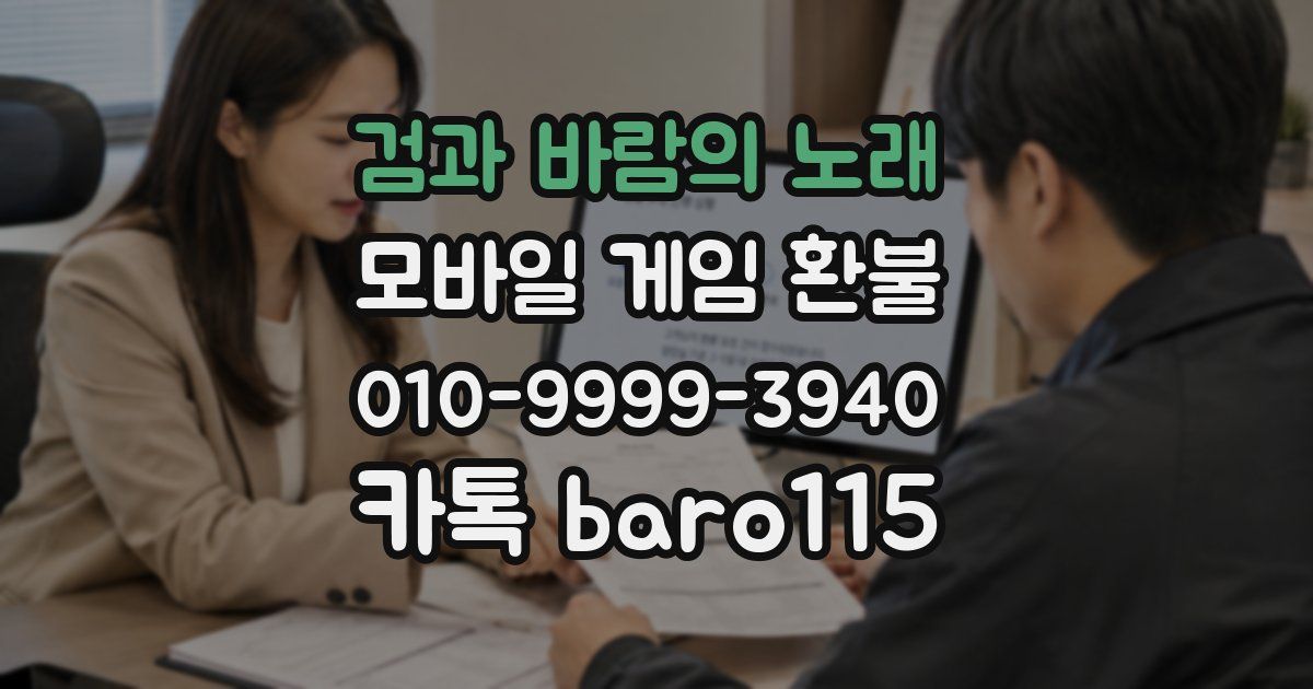 검과 바람의 노래 환불