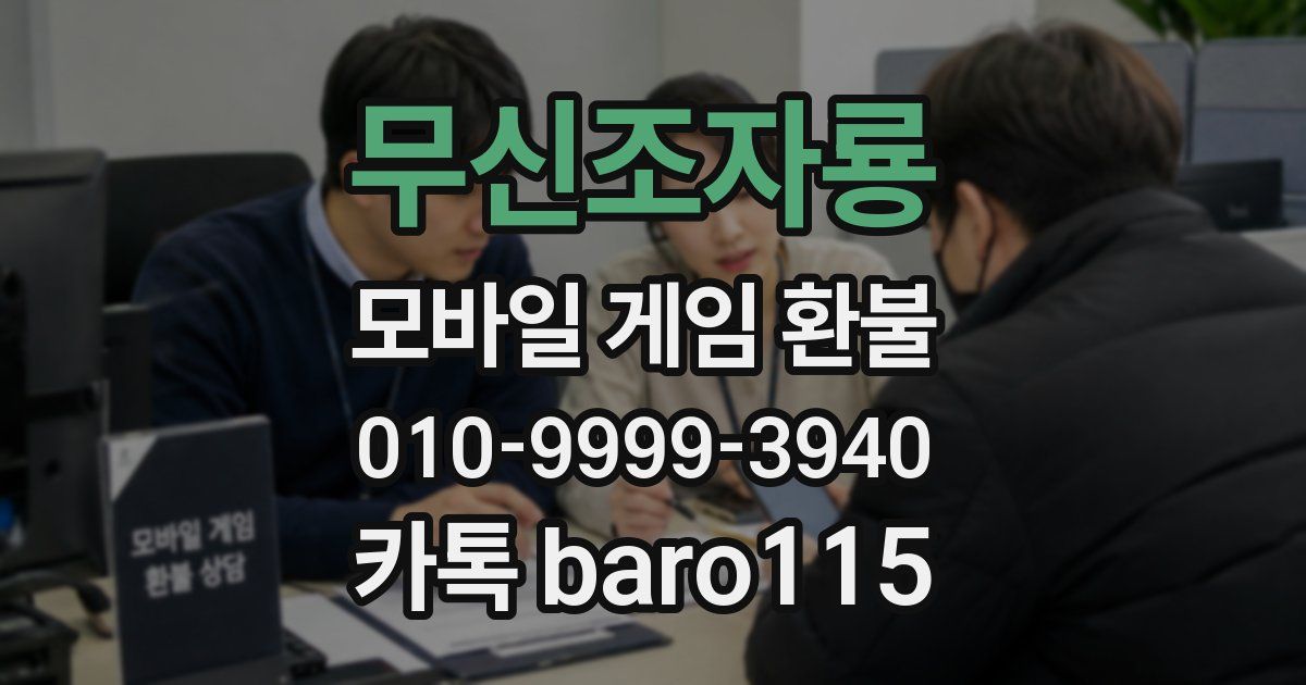 무신조자룡 환불