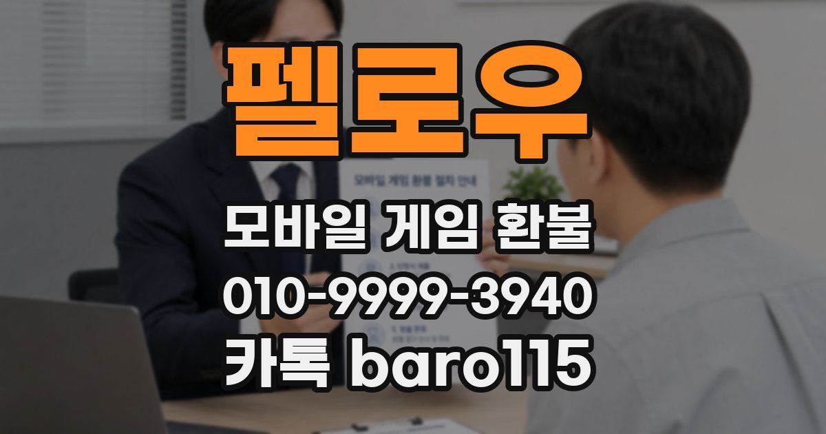 펠로우 환불