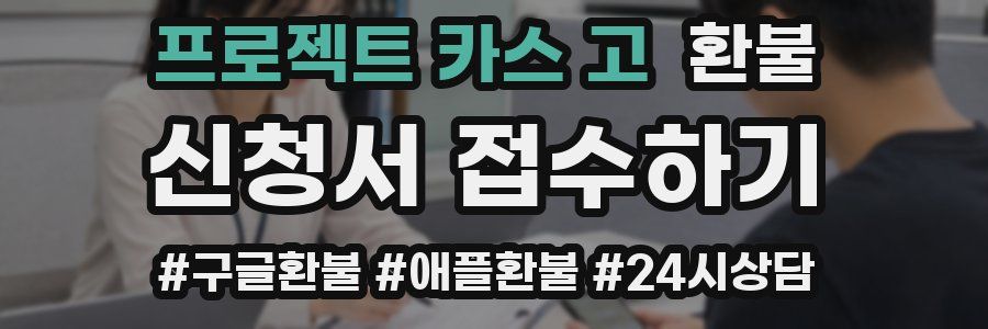 프로젝트 카스 고 환불