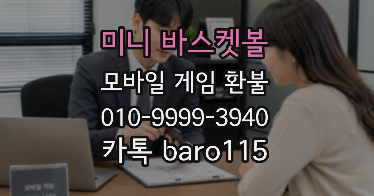 미니 바스켓볼 환불