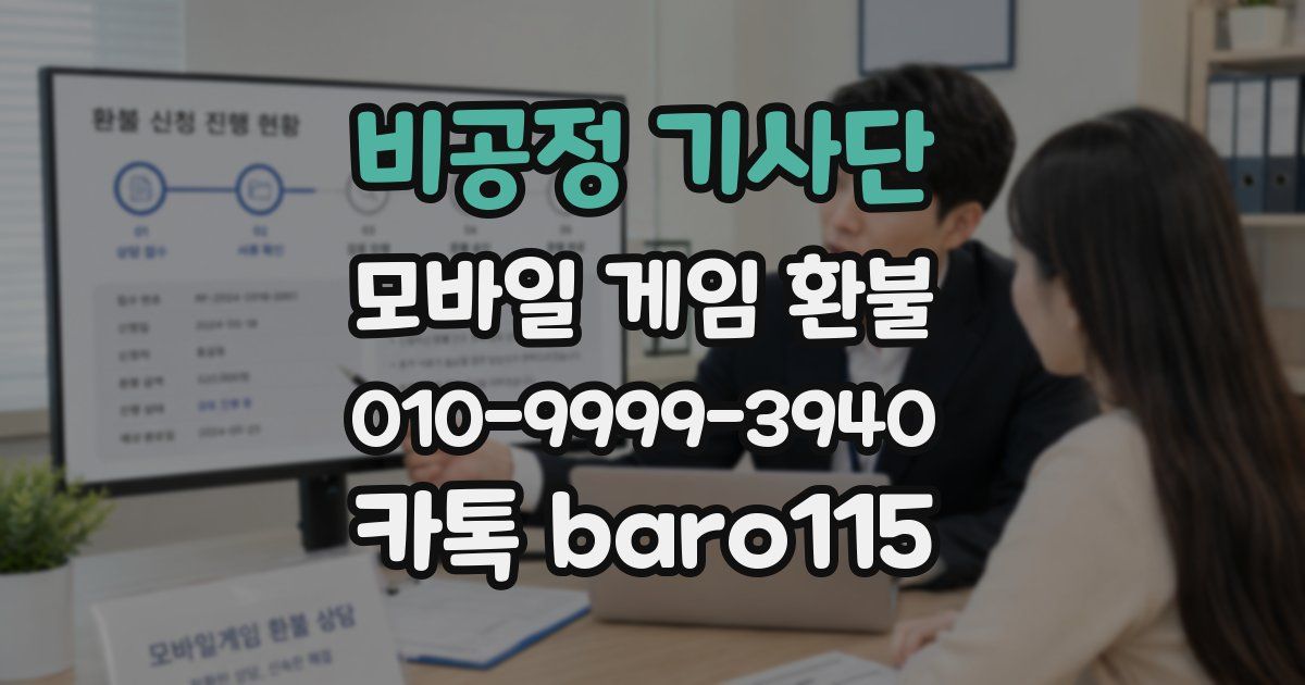 비공정 기사단 환불