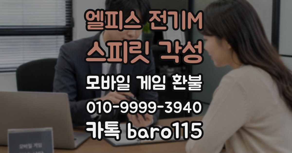 엘피스 전기M: 스피릿 각성 환불