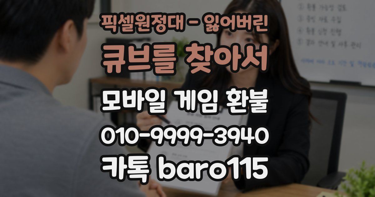 픽셀원정대 - 잃어버린 큐브를 찾아서 환불