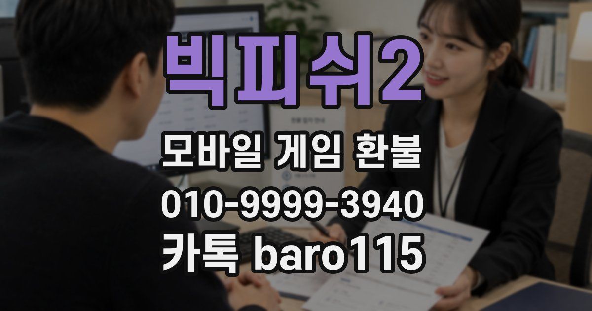 빅피쉬2 환불