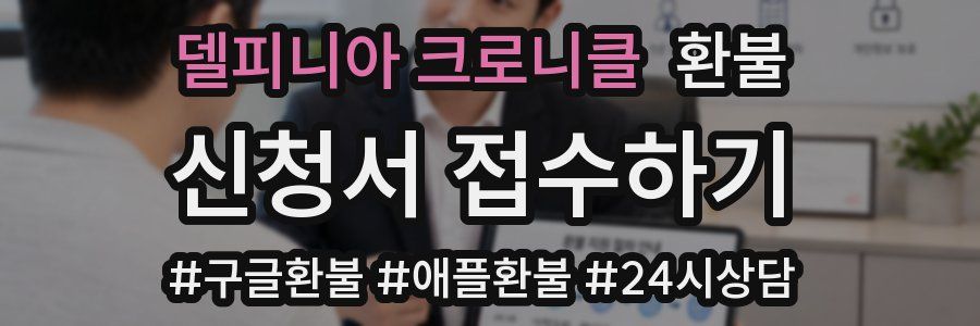 델피니아 크로니클 환불