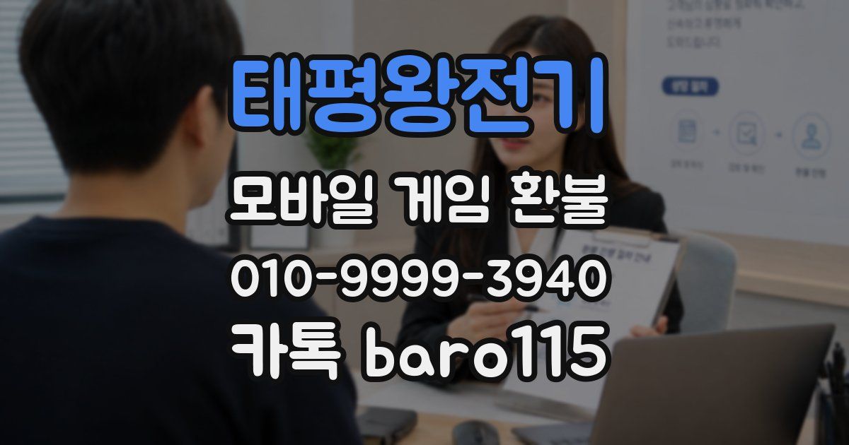 태평왕전기 환불