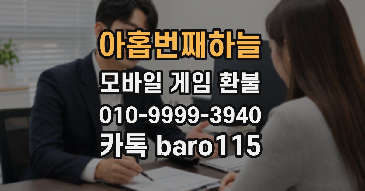 아홉번째하늘 환불