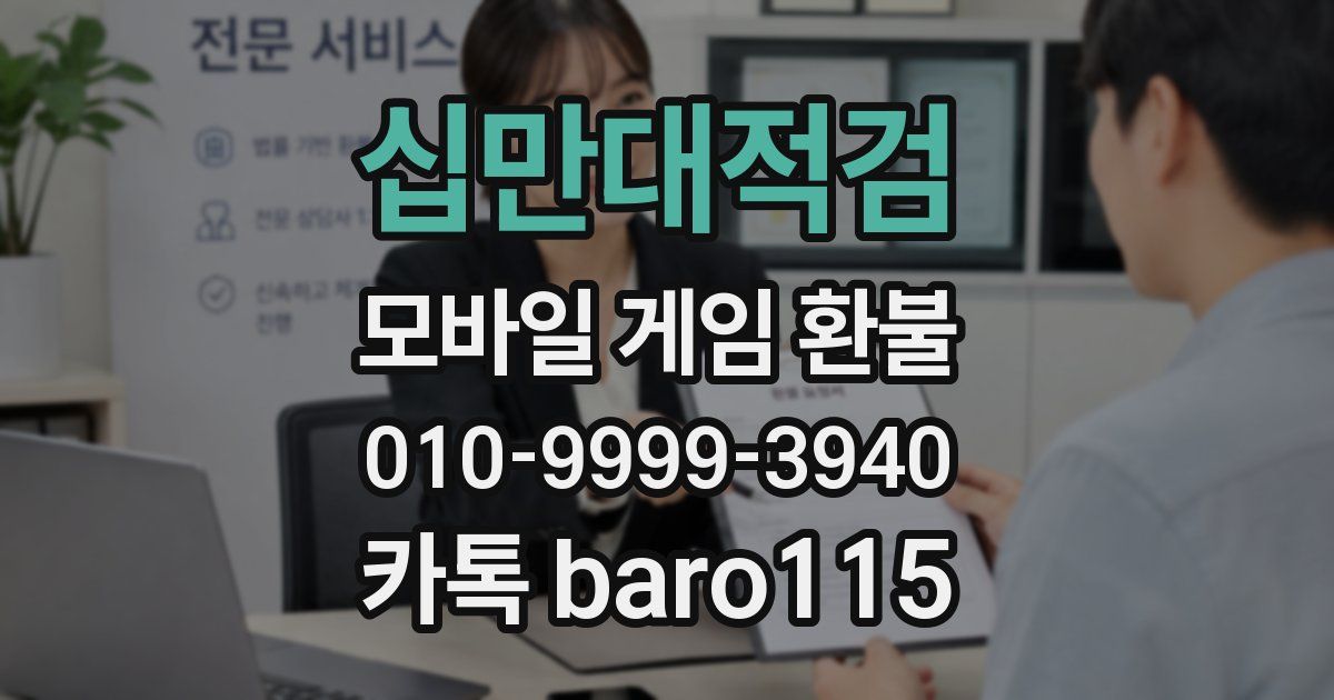 십만대적검 환불