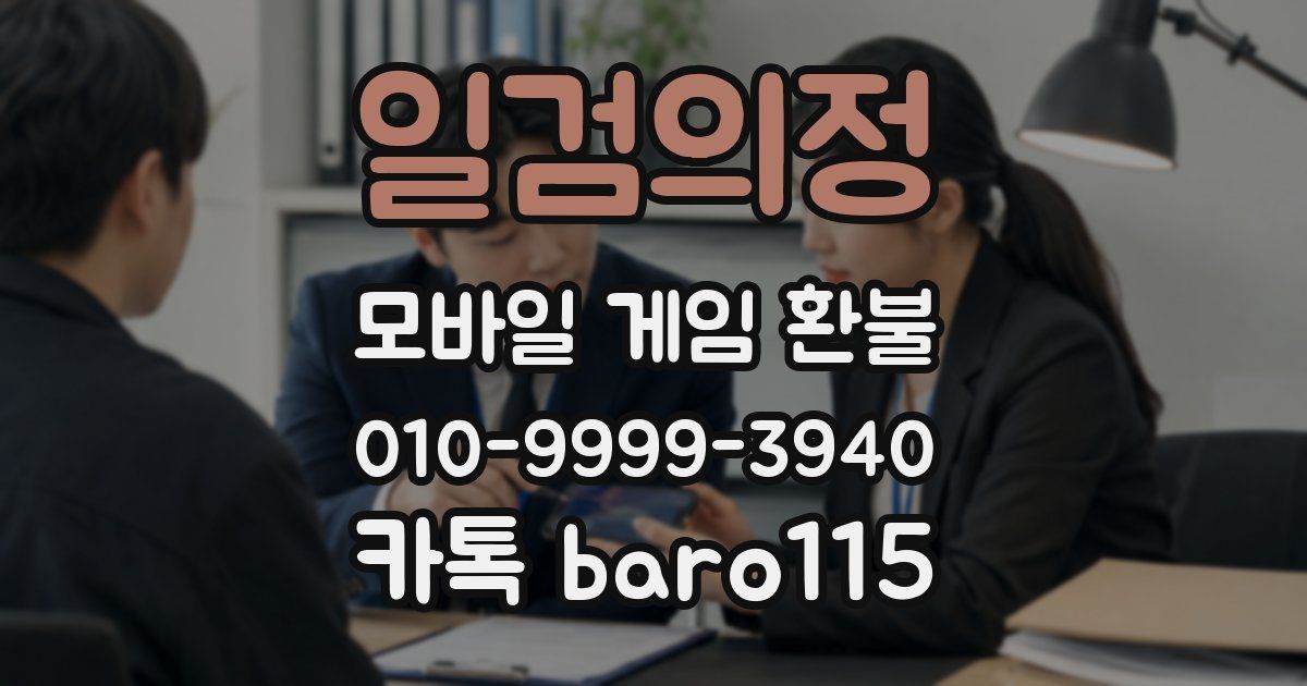 일검의정 환불