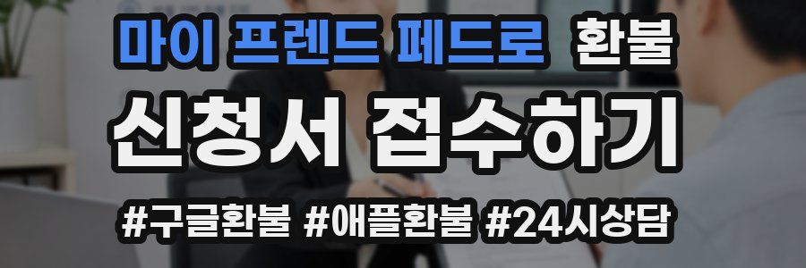 마이 프렌드 페드로 환불