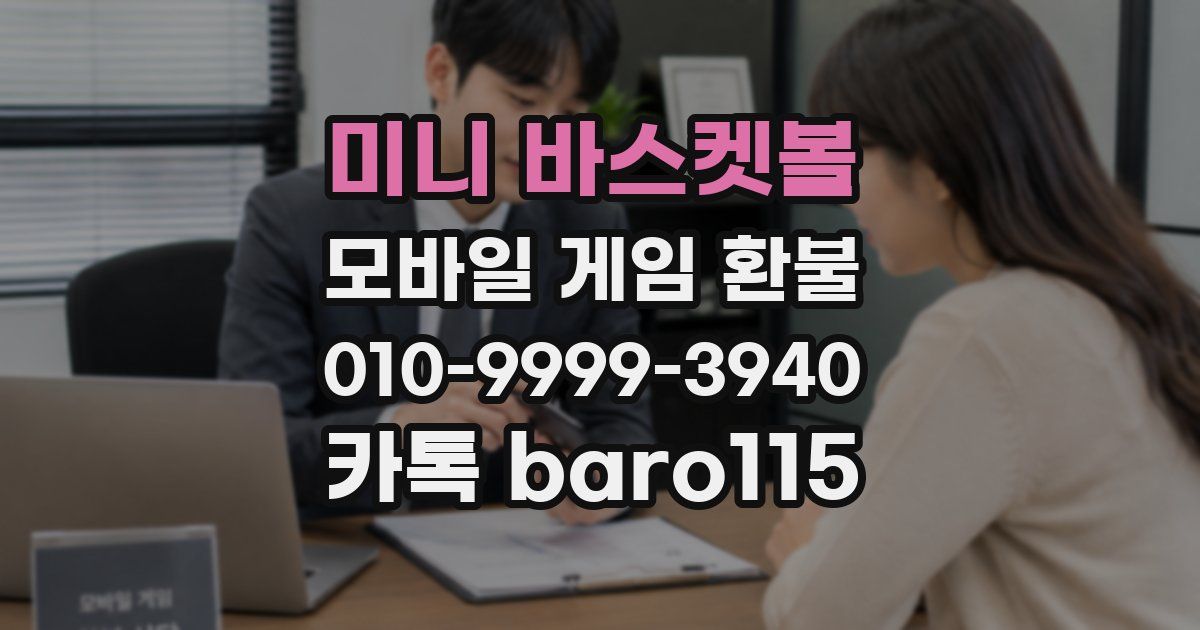 미니 바스켓볼 환불