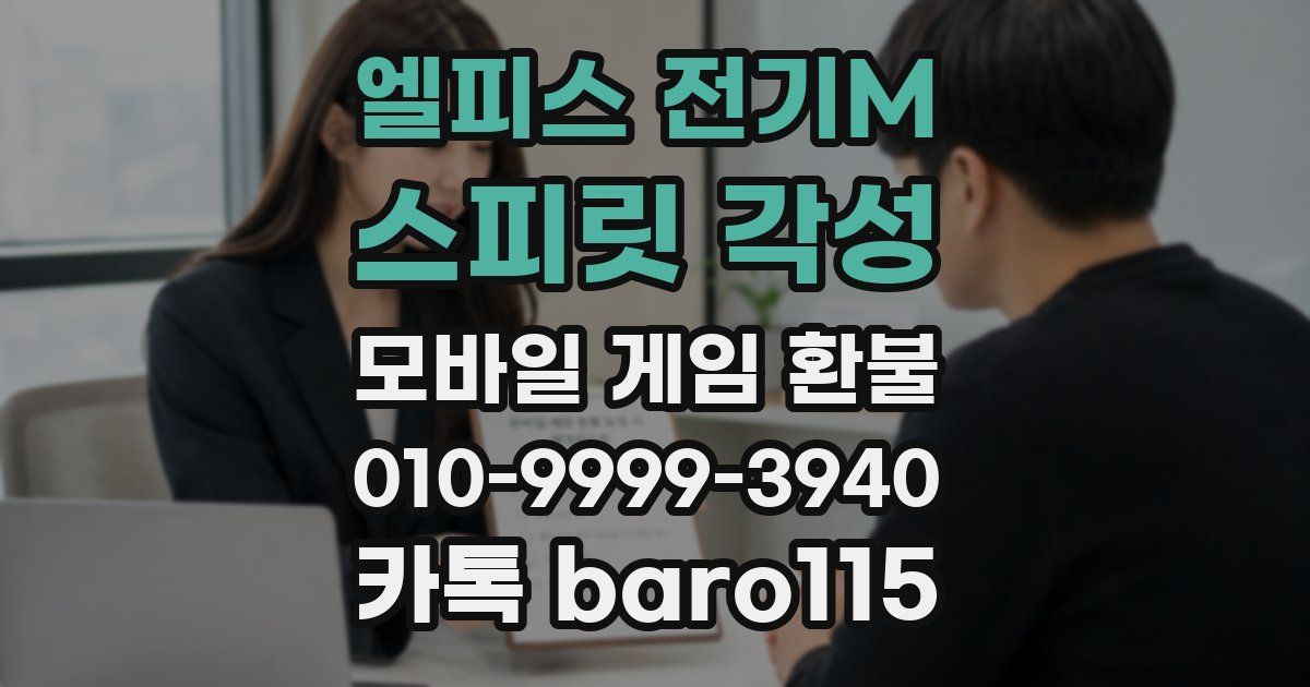 엘피스 전기M: 스피릿 각성 환불
