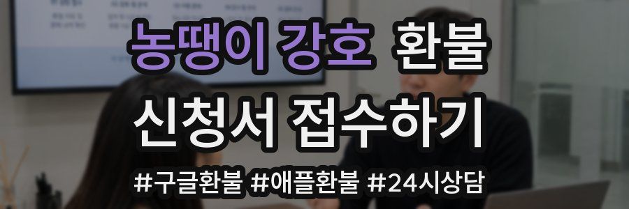 농땡이 강호 환불