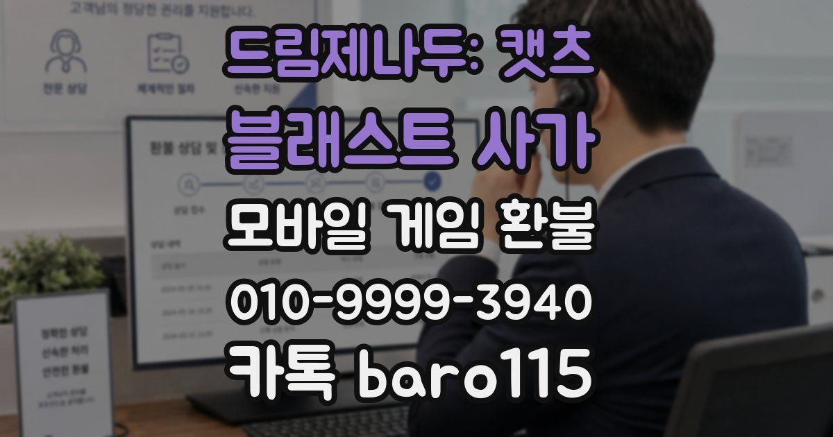 드림제나두: 캣츠 블래스트 사가 환불
