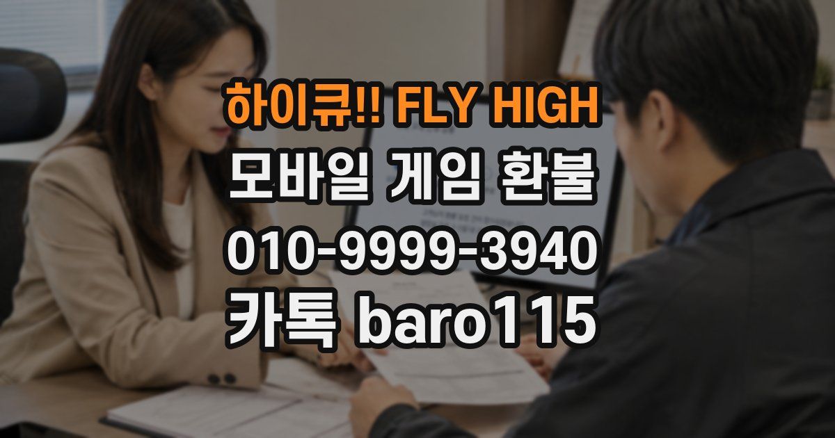 하이큐!! FLY HIGH 환불