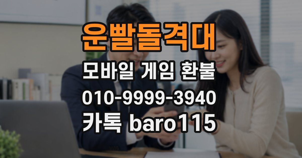 운빨돌격대 환불