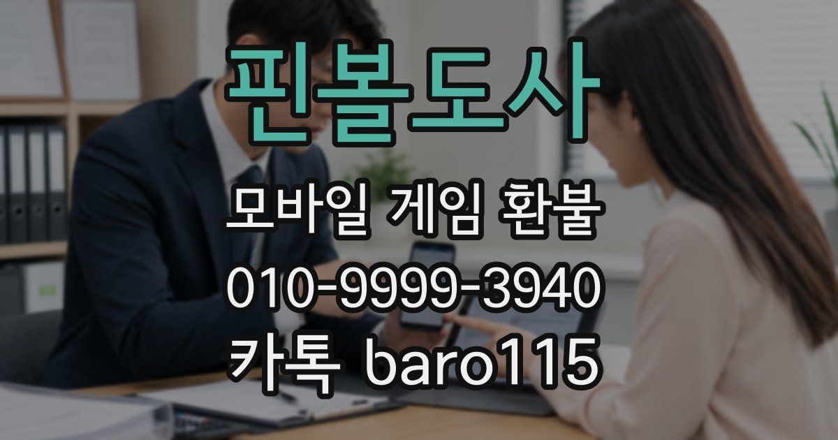핀볼도사 환불
