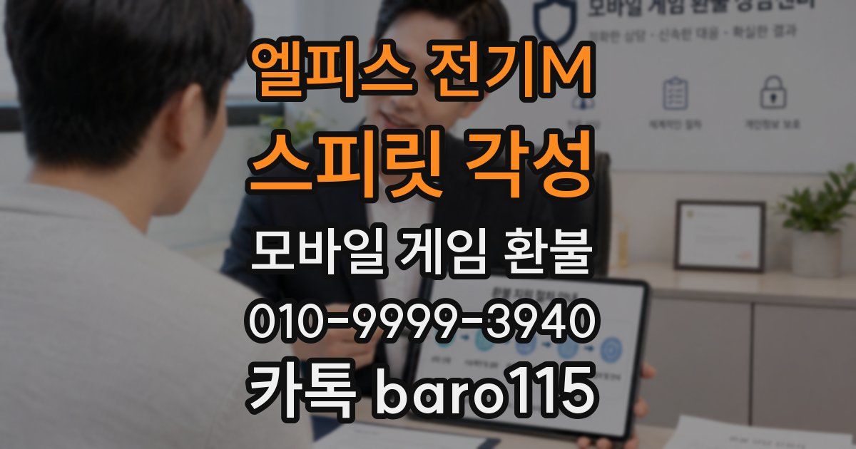 엘피스 전기M: 스피릿 각성 환불