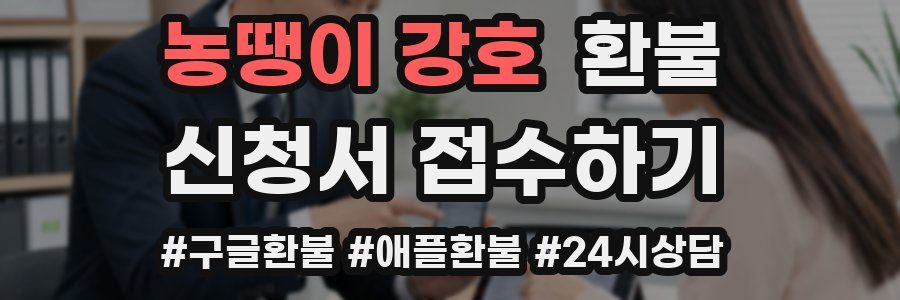 농땡이 강호 환불