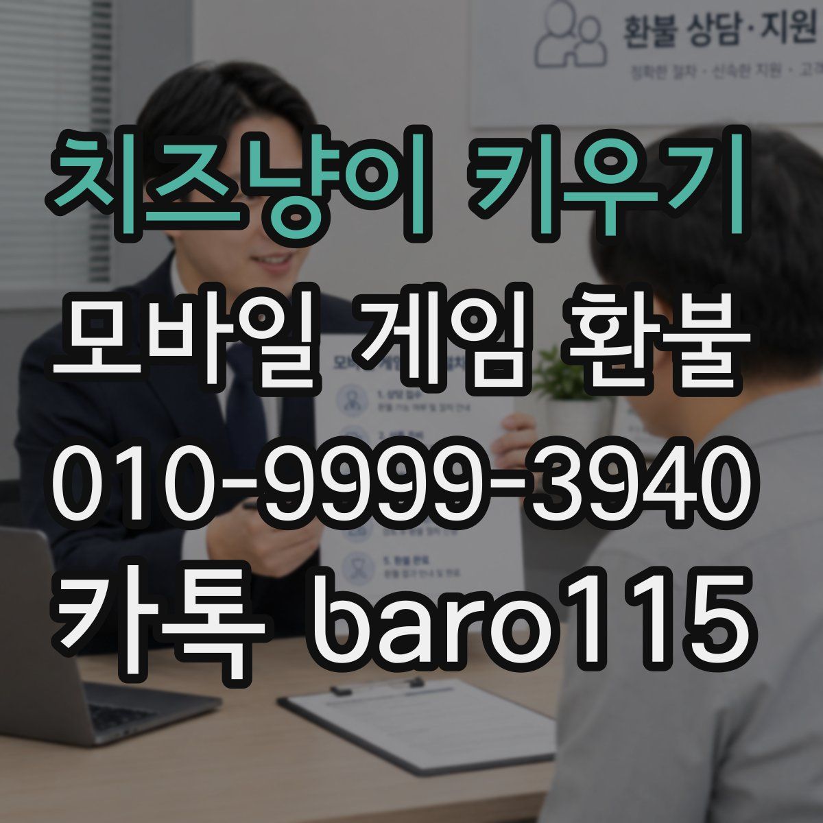 치즈냥이 키우기 환불