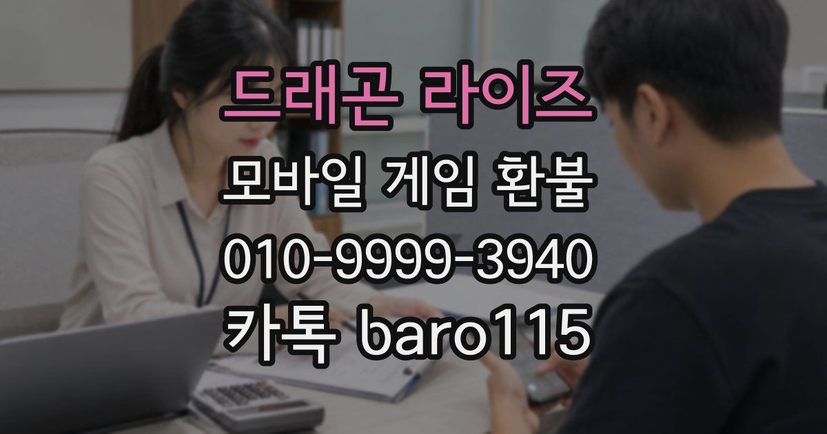 드래곤 라이즈 환불