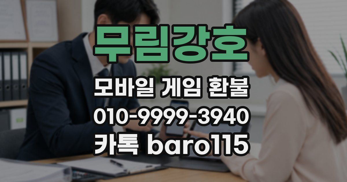 무림강호 환불