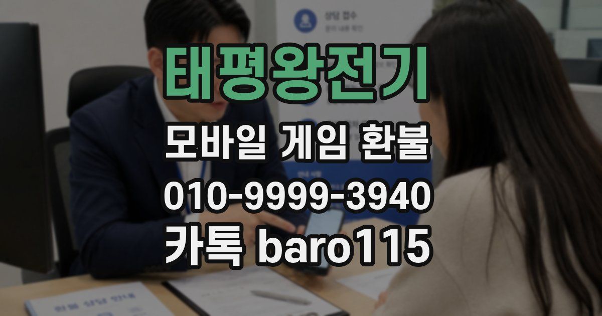 태평왕전기 환불