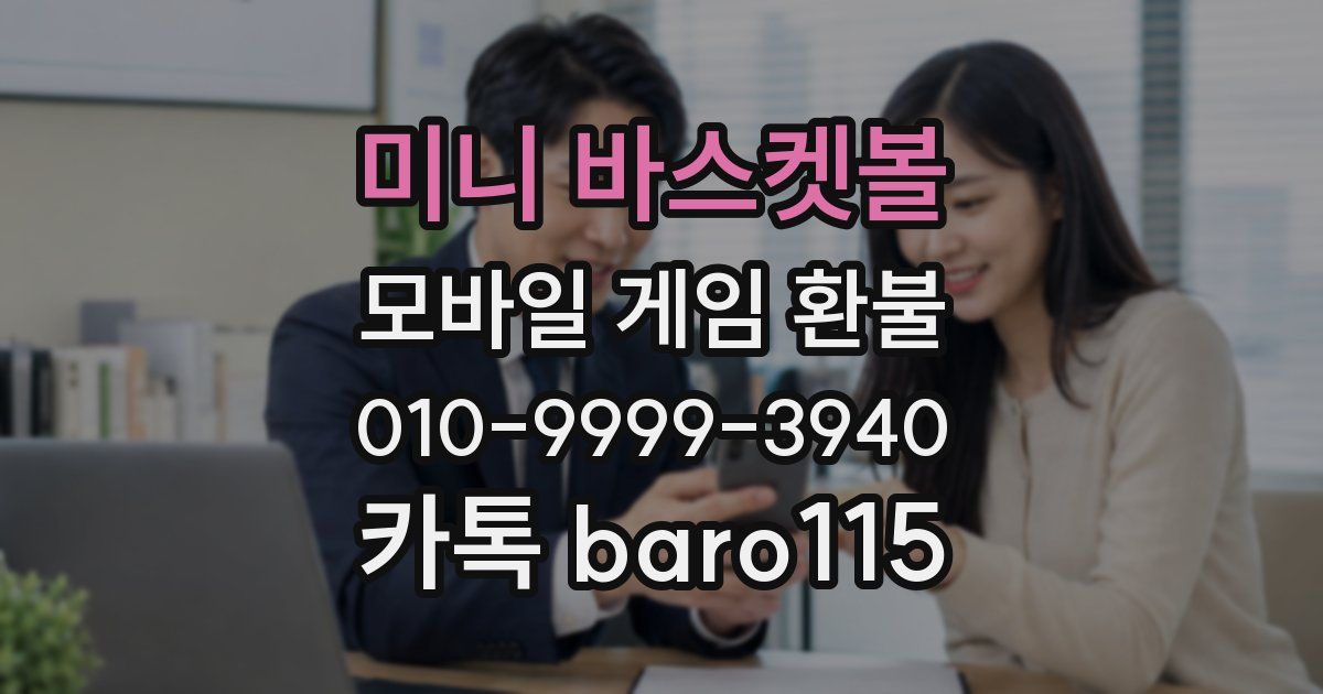 미니 바스켓볼 환불