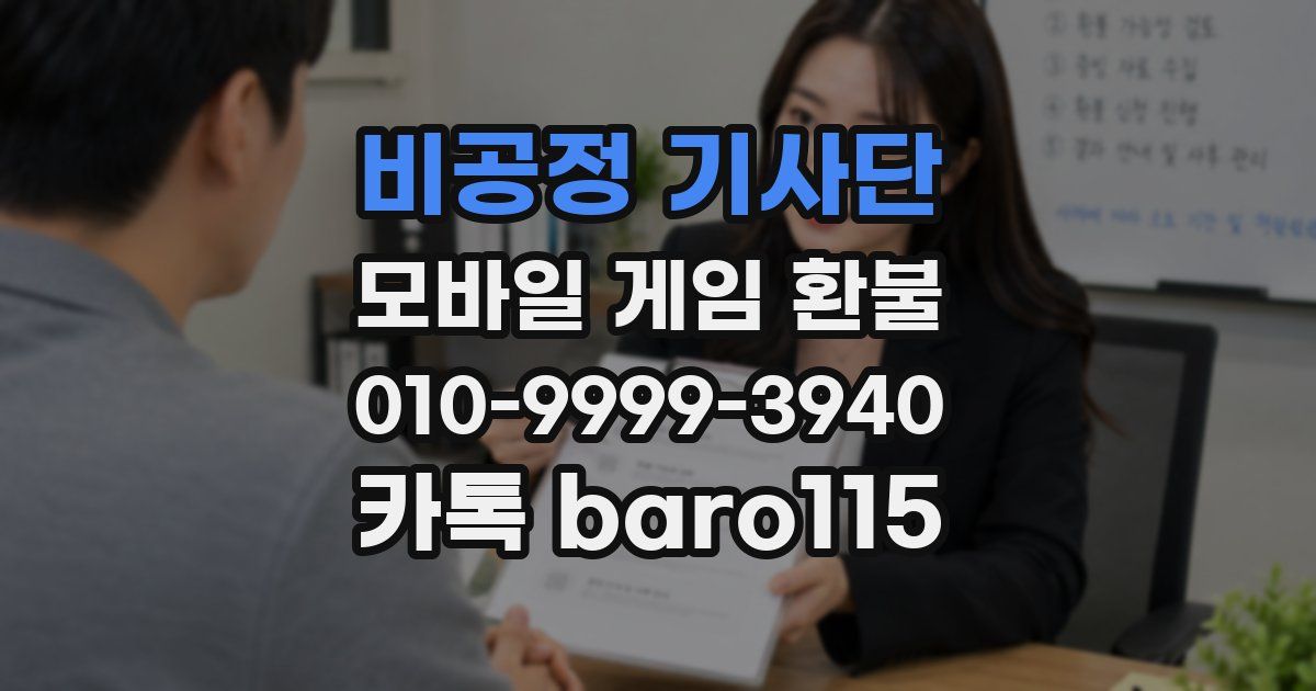 비공정 기사단 환불