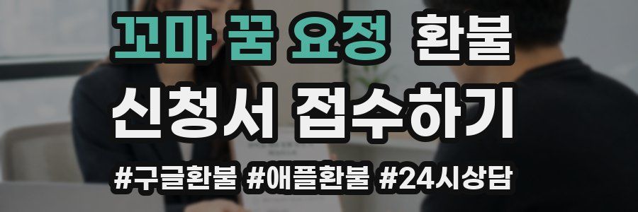 꼬마 꿈 요정 환불