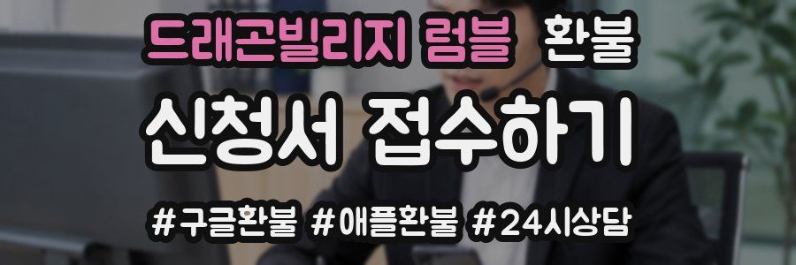드래곤빌리지 럼블 환불