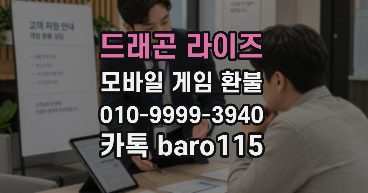 드래곤 라이즈 환불