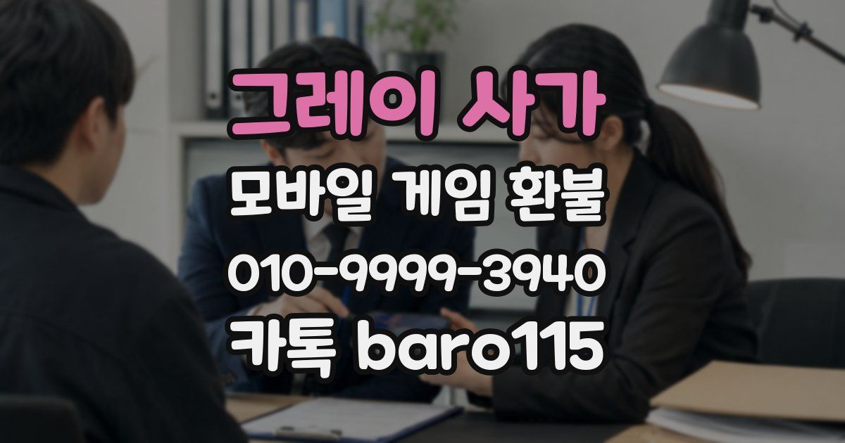 그레이 사가 환불
