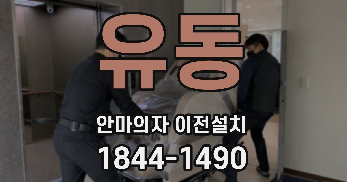 유동 안마의자 이전설치