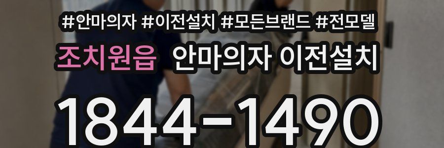 조치원읍 안마의자 이전설치