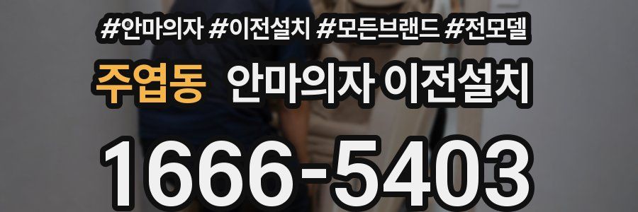주엽동 안마의자 이전설치