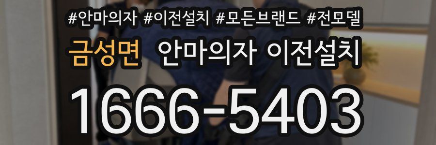 금성면 안마의자 이전설치
