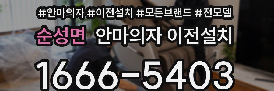 순성면 안마의자 이전설치