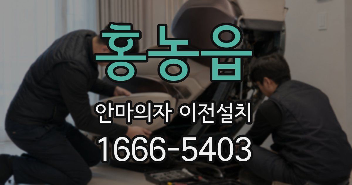 홍농읍 안마의자 이전설치