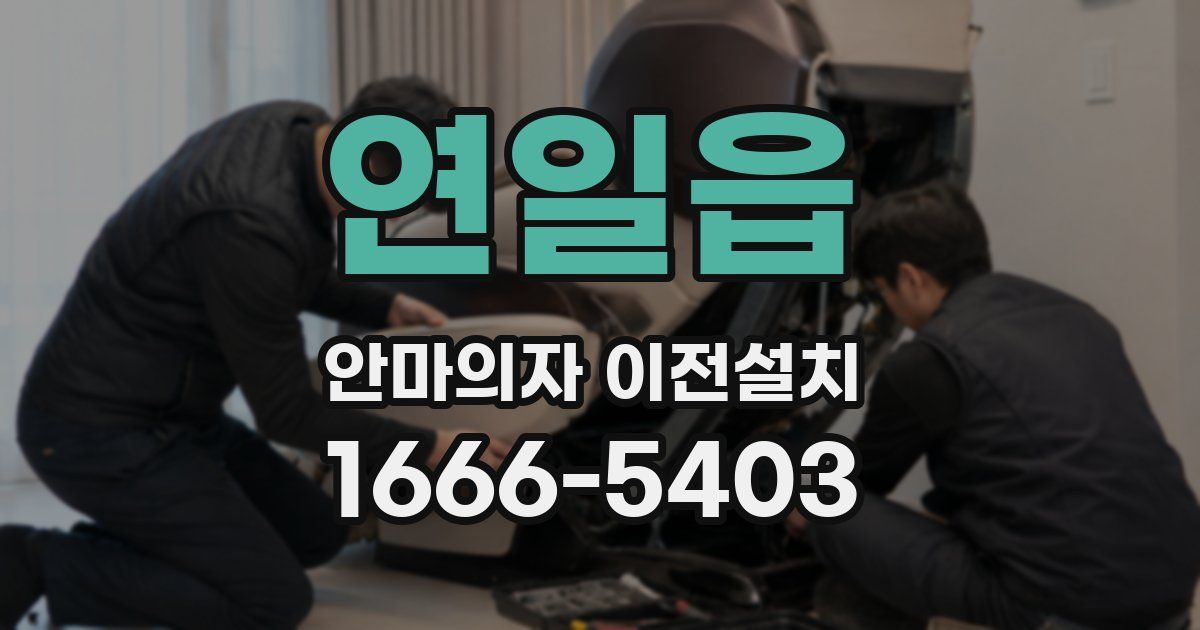 연일읍 안마의자 이전설치