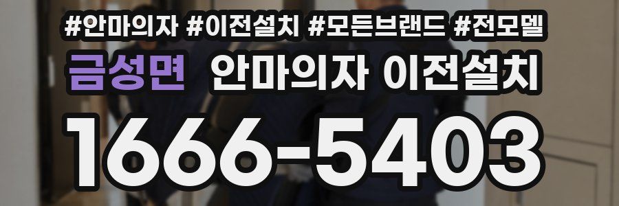 금성면 안마의자 이전설치