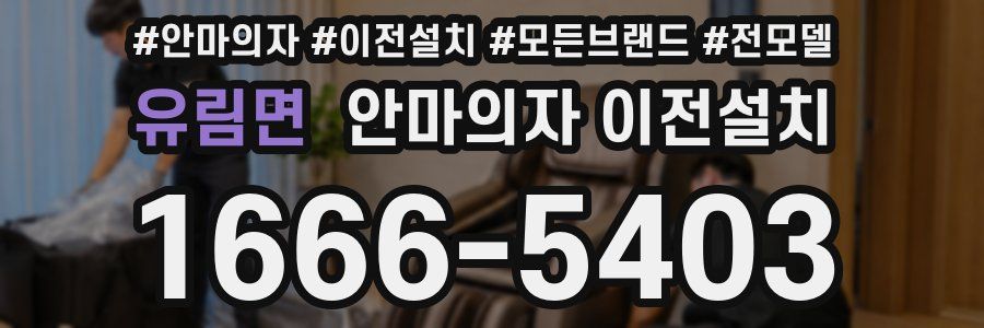 유림면 안마의자 이전설치